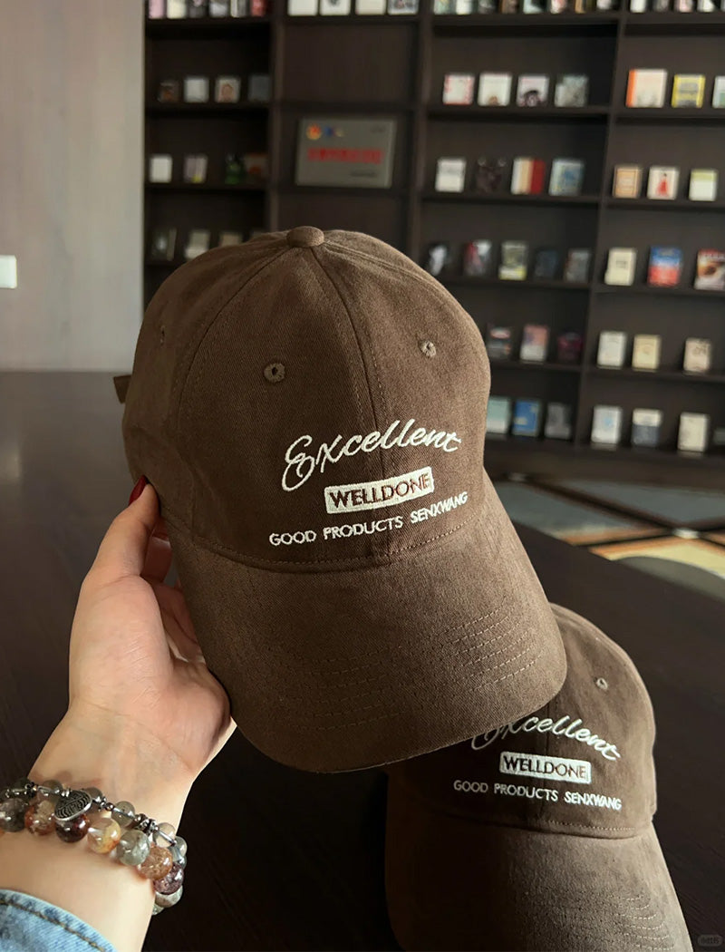 EXCELLENT Brown Adjustable Baseball Cap